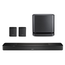 חבילת פרימיום קומפקטית: מקרן קול Soundbar 600, סאב Bass Module 500 ורמקולי סראונד איכותיים