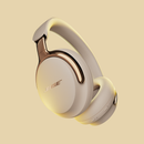 אוזניות ביטול רעשים QuietComfort Ultra Headphones 2nd Gen בצבע חול מוזהב