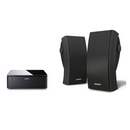 חבילת Bose סטריאו לגינה ולמרפסת - מגבר Music Amplifier עם רמקולים סביבתיים